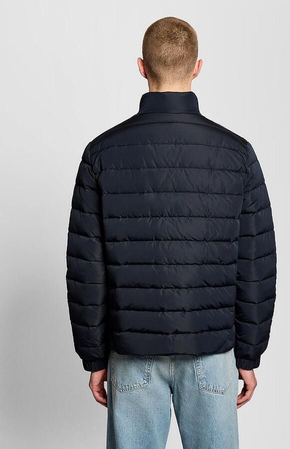 Lyle & Scott Gewatteerde jas met opstaande kraag Blue Heren - Foto 4