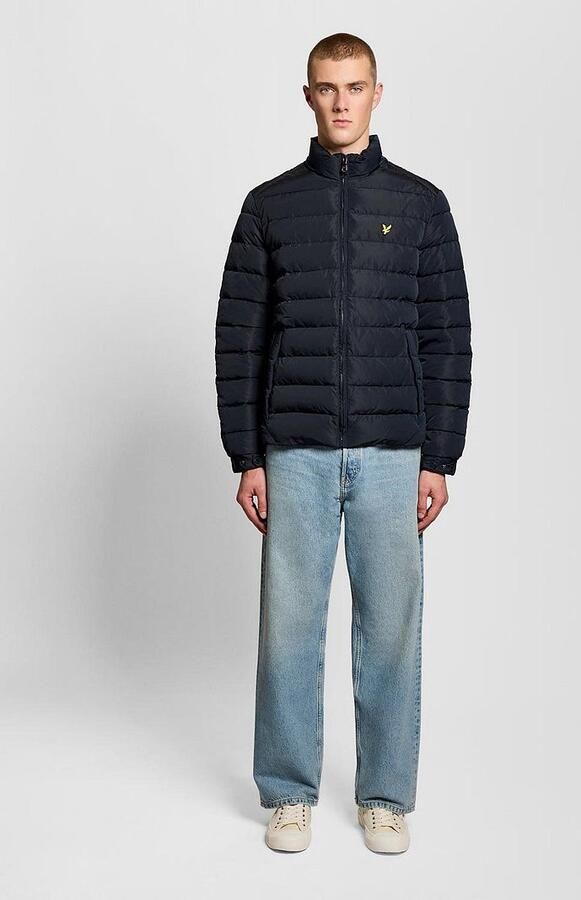 Lyle & Scott Gewatteerde jas met opstaande kraag Blue Heren - Foto 5