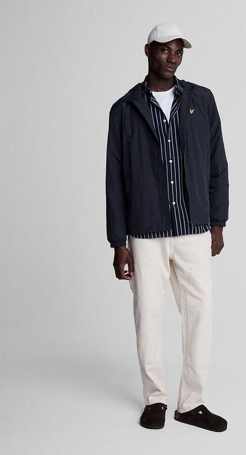 Lyle & Scott Veelzijdige Hoodie Jas van Lichtgewicht Nylonmix Blue Heren - Foto 4