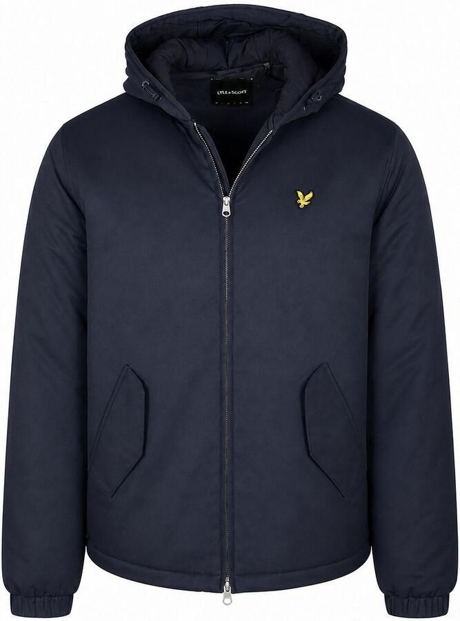 Lyle & Scott Blazer Lyle & Scott Gewatteerde jas met capuchon en ritssluiting