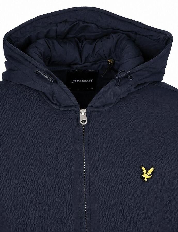 Lyle & Scott Blazer Lyle & Scott Gewatteerde jas met capuchon en ritssluiting - Foto 2