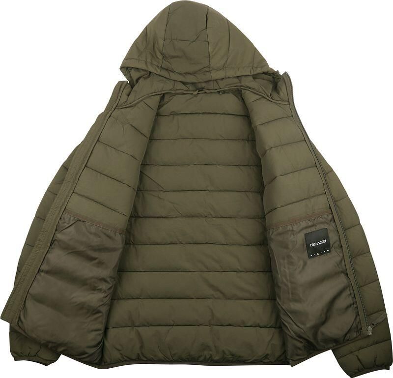 Lyle And Scott Trainingsjack Lyle Scott Lightweight Jas Olijfgroen - Foto 2