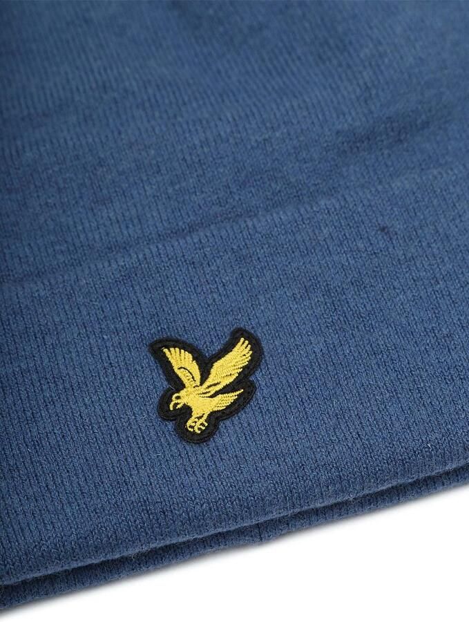 Lyle & Scott Muts Lyle & Scott Lyle Scott Muts Wol Blend Blauw - Foto 2