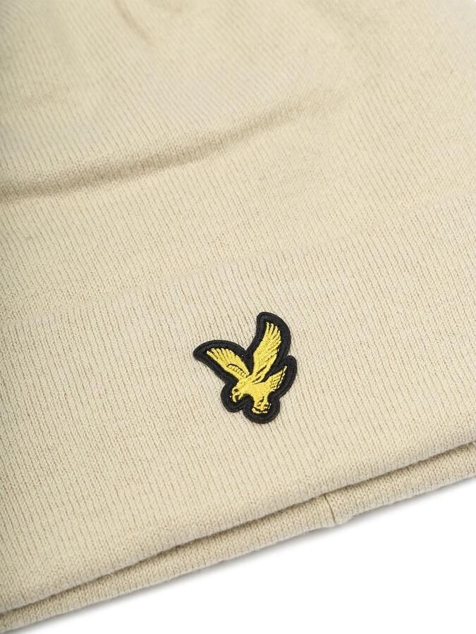 Lyle & Scott Muts Lyle & Scott HE2313A COTTON BEANIE-X865 GREY TAUPE - Foto 2