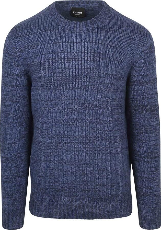 Lyle and Scott Lyle & Scott Pullover Melange Donkerblauw
