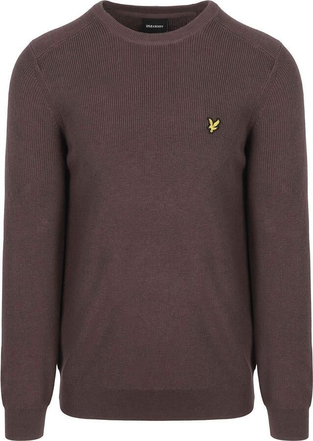 Lyle and Scott Lyle & Scott Rib Pullover Bruin