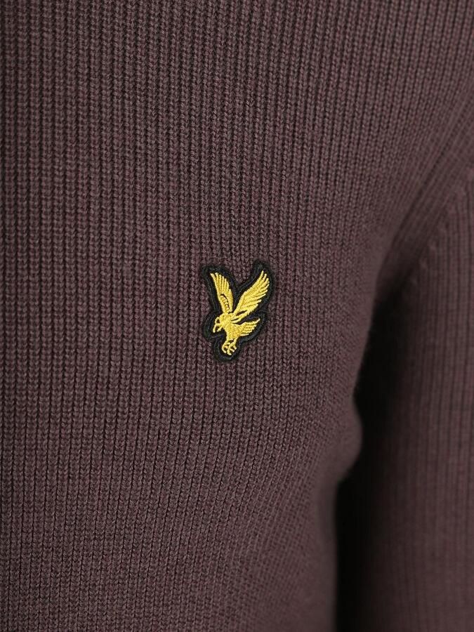 Lyle and Scott Lyle & Scott Rib Pullover Bruin - Foto 2