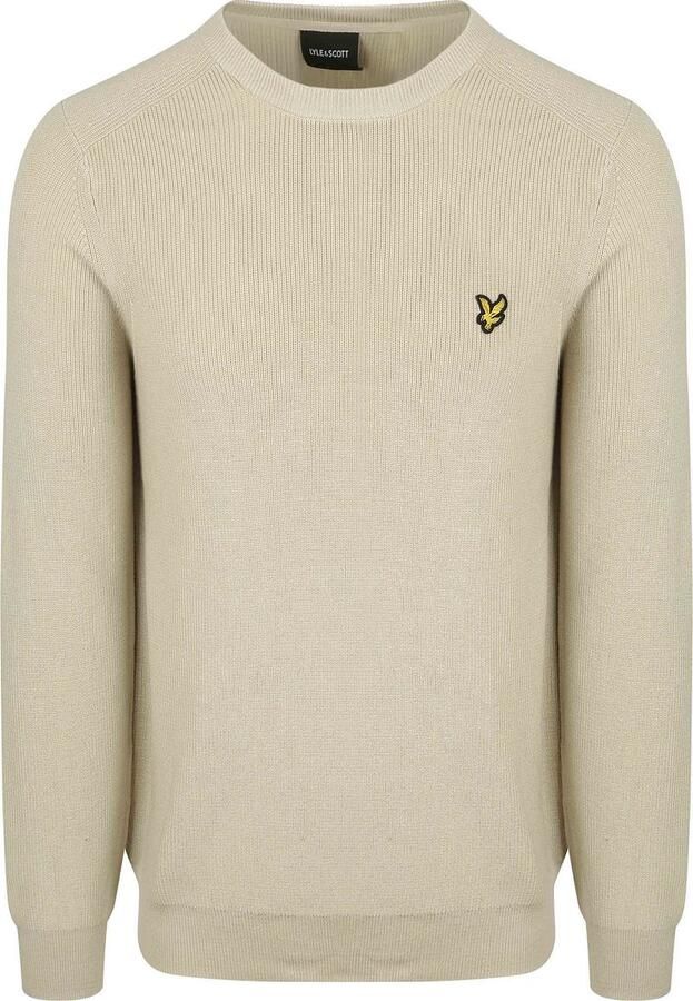 Lyle & Scott Sweaters Lyle & Scott Lyle Scott Rib Pullover Greige - Foto 5