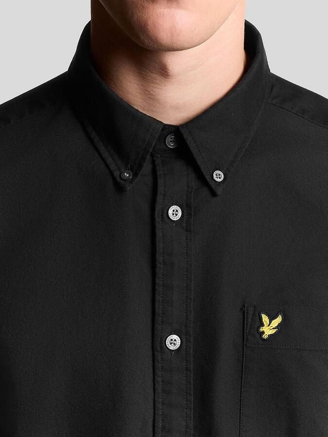 Lyle and Scott Lyle & Scott Shirt Plain Oxford Black - Foto 2
