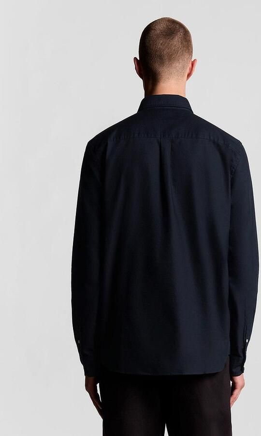 Lyle & Scott Overhemd Lange Mouw Lyle & Scott Lyle Scott Shirt Plain Oxford Navy - Foto 5