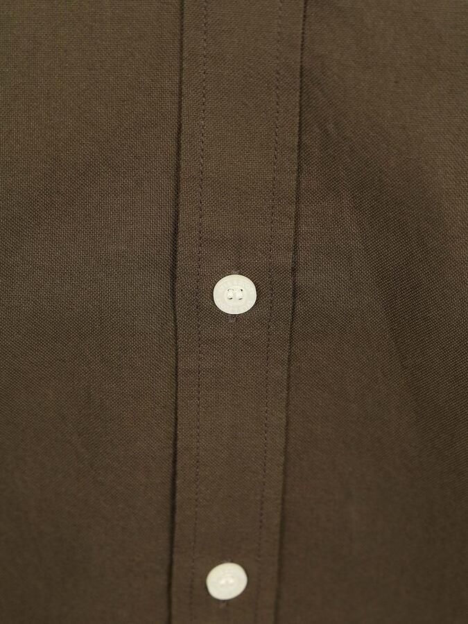 LYLE & SCOTT Heren Overhemden Plain Oxford Shirt Groen - Foto 7