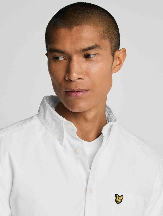 Lyle and Scott Lyle & Scott Shirt Plain Oxford White - Foto 2