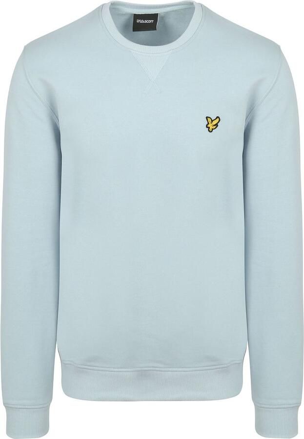 Lyle & Scott Sweater Lyle & Scott Lyle Scott Sweat Crewneck Opal Blauw