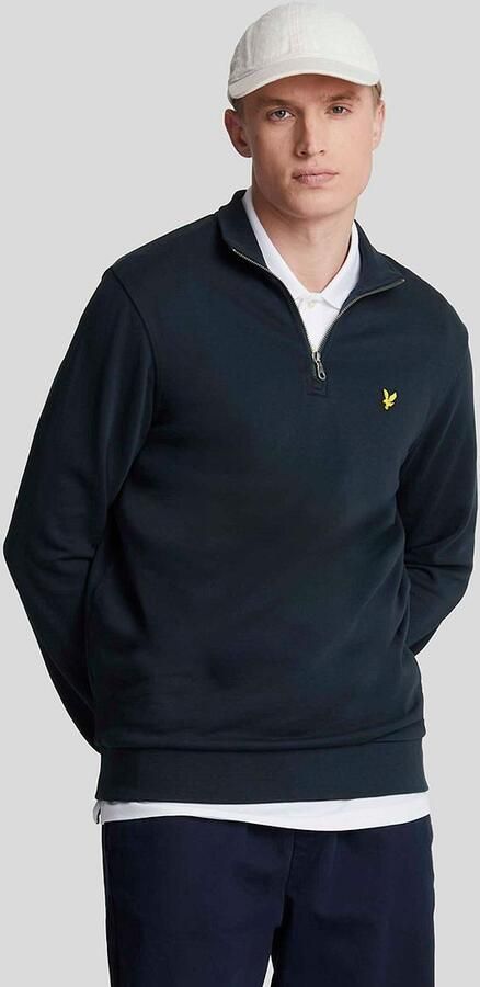 Lyle & Scott Sweater Lyle & Scott ML2022V LOOPBACK QUARTER ZIP SWEAT-Z271 DARK NAVY - Foto 8