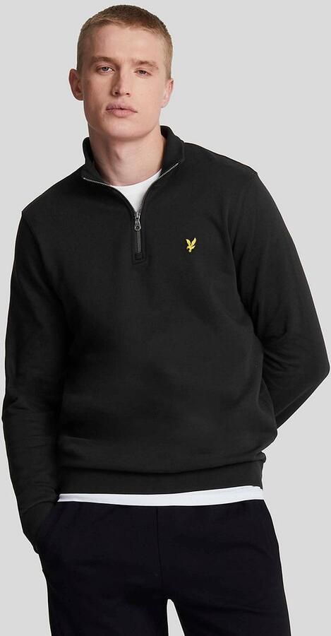 Lyle & Scott Sweater Lyle & Scott ML2022V LOOPBACK QUARTER ZIP SWEAT-Z865 JET BLACK - Foto 6