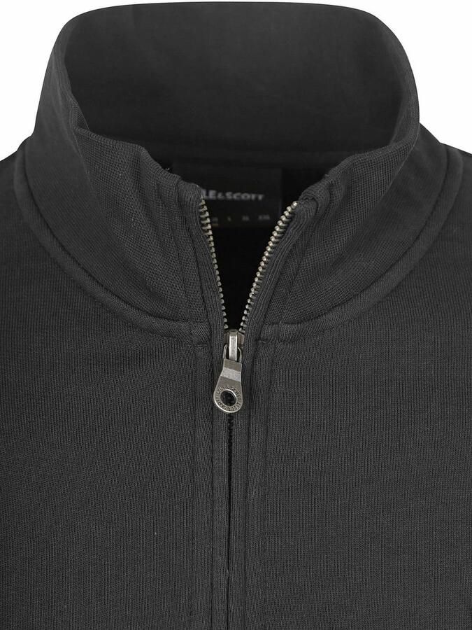 Lyle & Scott Sweater Lyle & Scott ML2022V LOOPBACK QUARTER ZIP SWEAT-Z865 JET BLACK - Foto 8