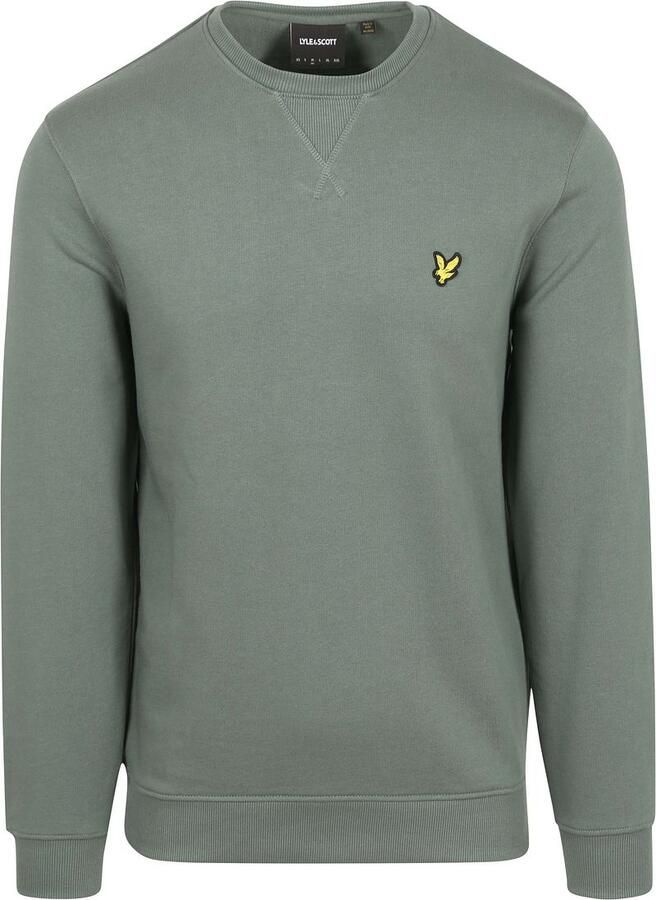 Lyle & Scott Sweater Lyle & Scott ML424VOG CREW NECK-X583 GREEN MERCURIAL - Foto 9