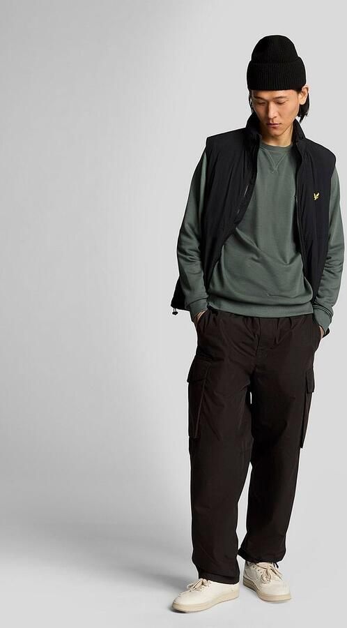 Lyle & Scott Sweater Lyle & Scott ML424VOG CREW NECK-X583 GREEN MERCURIAL - Foto 7