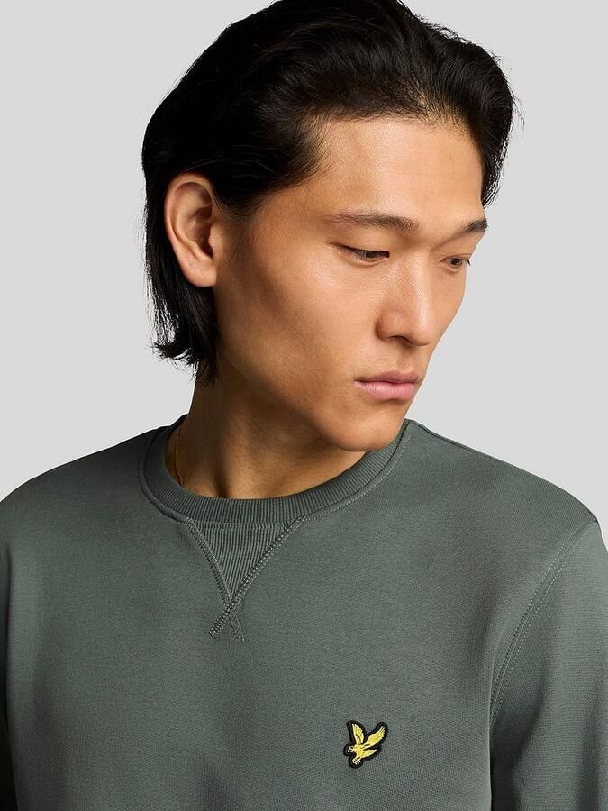 Lyle & Scott Sweater Lyle & Scott ML424VOG CREW NECK-X583 GREEN MERCURIAL - Foto 6