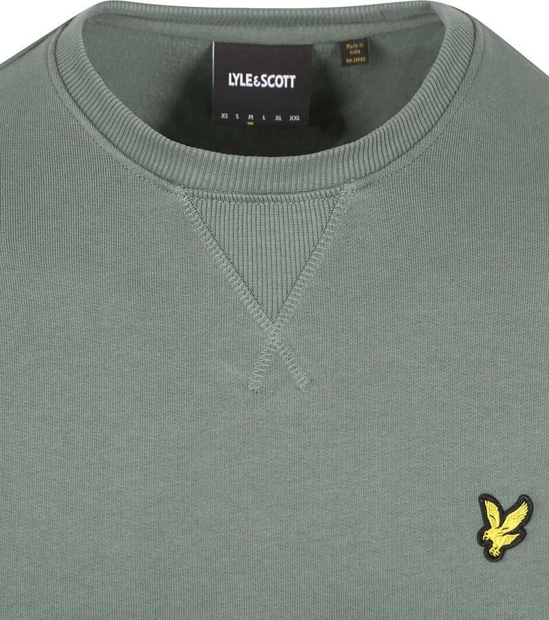 Lyle & Scott Sweater Lyle & Scott ML424VOG CREW NECK-X583 GREEN MERCURIAL - Foto 5