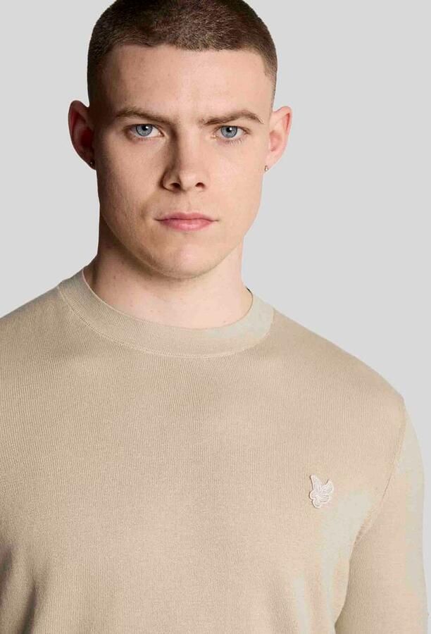 Lyle and Scott Lyle & Scott Tonal Pullover Greige - Foto 4