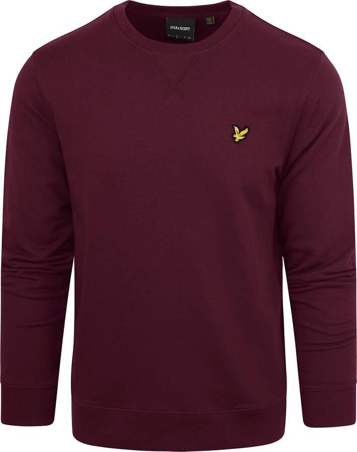 Lyle & Scott Sweater Lyle & Scott ML424VOG CREW NECK-Z562 BURGUNDY