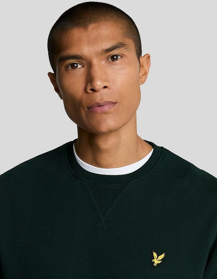 LYLE & SCOTT Heren Truien & Vesten Crew Neck Sweatshirt Groen - Foto 8