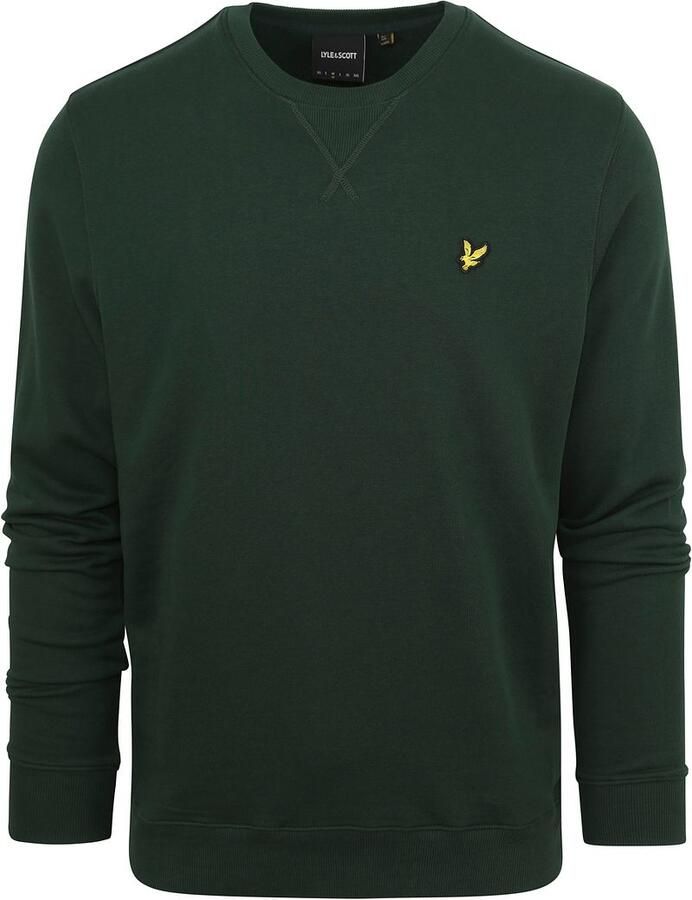 Lyle & Scott Sweaters Lyle & Scott Lyle Scott Trui Donker Groen