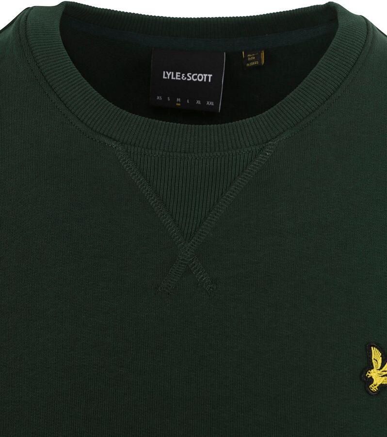 Lyle & Scott Sweaters Lyle & Scott Lyle Scott Trui Donker Groen - Foto 6