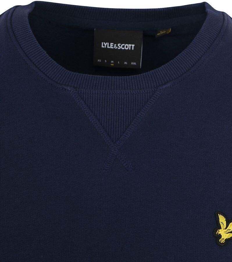 LYLE & SCOTT Heren Truien & Vesten Crew Neck Sweatshirt Donkerblauw - Foto 10