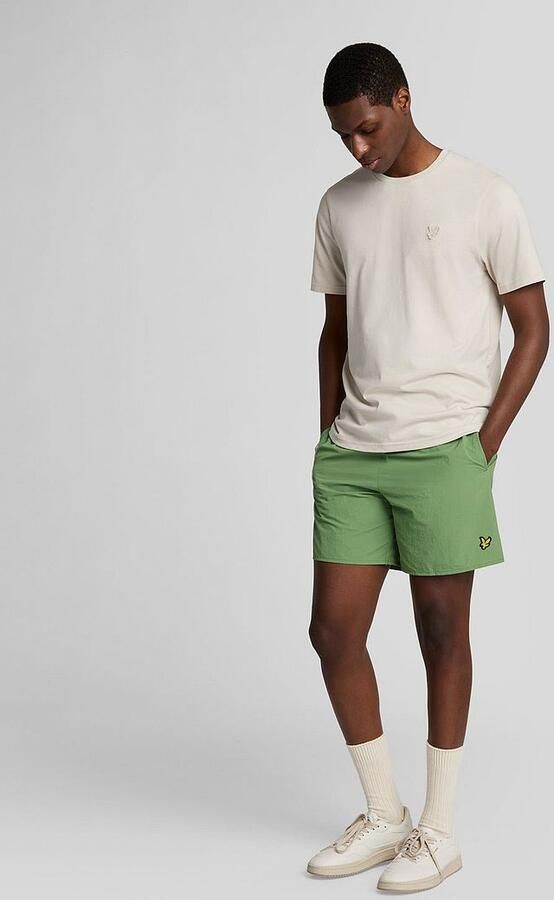 Lyle and Scott Lyle & Scott Zwembroek Plain Groen - Foto 4
