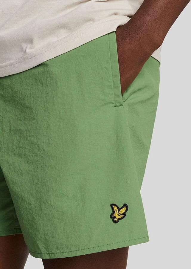 Lyle and Scott Lyle & Scott Zwembroek Plain Groen - Foto 2