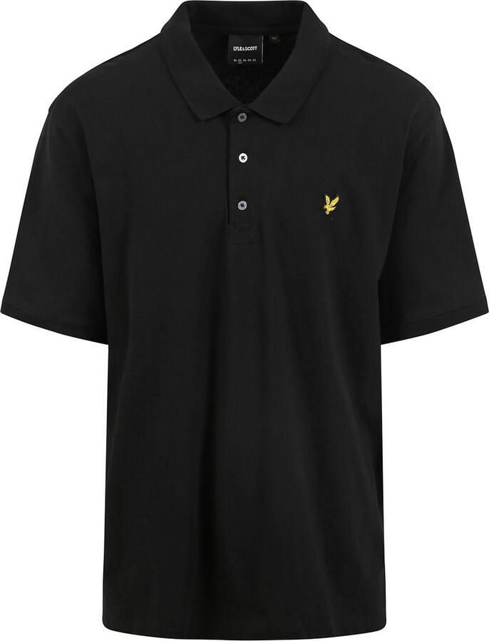 Lyle & Scott Effen polo grote maten Zwart Heren