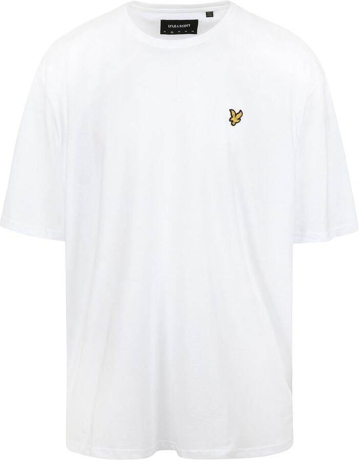 Lyle & Scott T-shirt Lyle & Scott Plussize T-shirt Wit