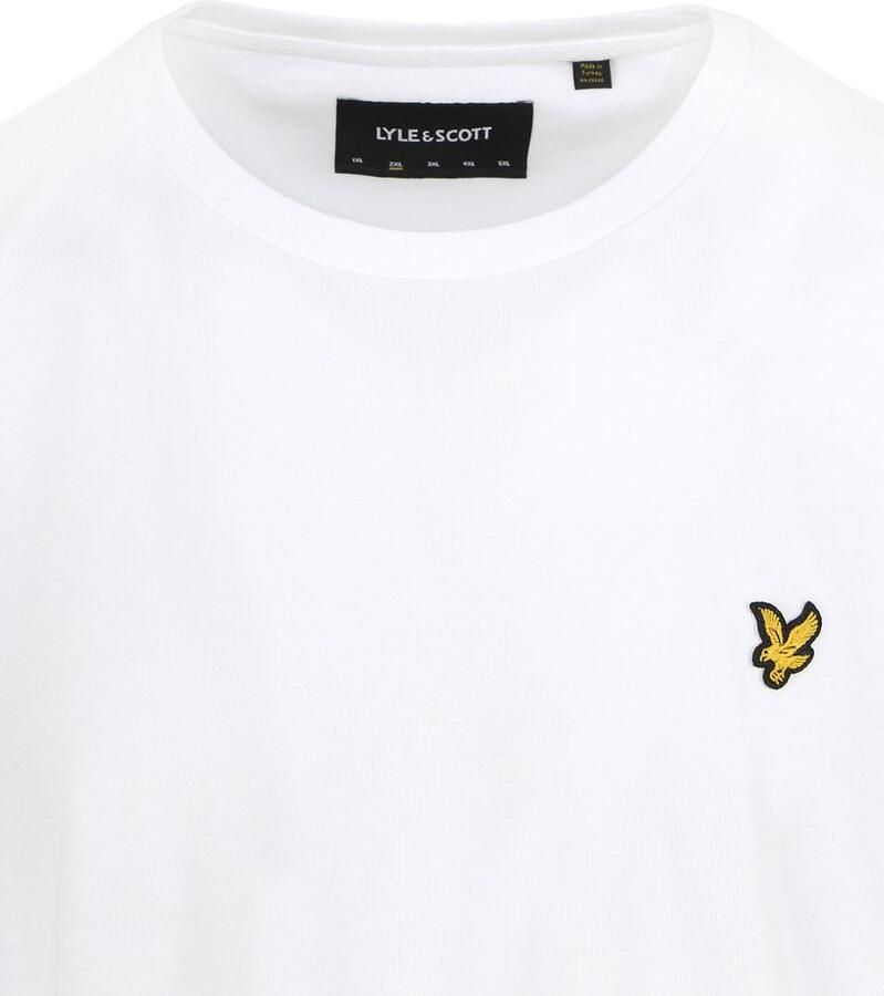 Lyle & Scott T-shirt Lyle & Scott Plussize T-shirt Wit - Foto 2