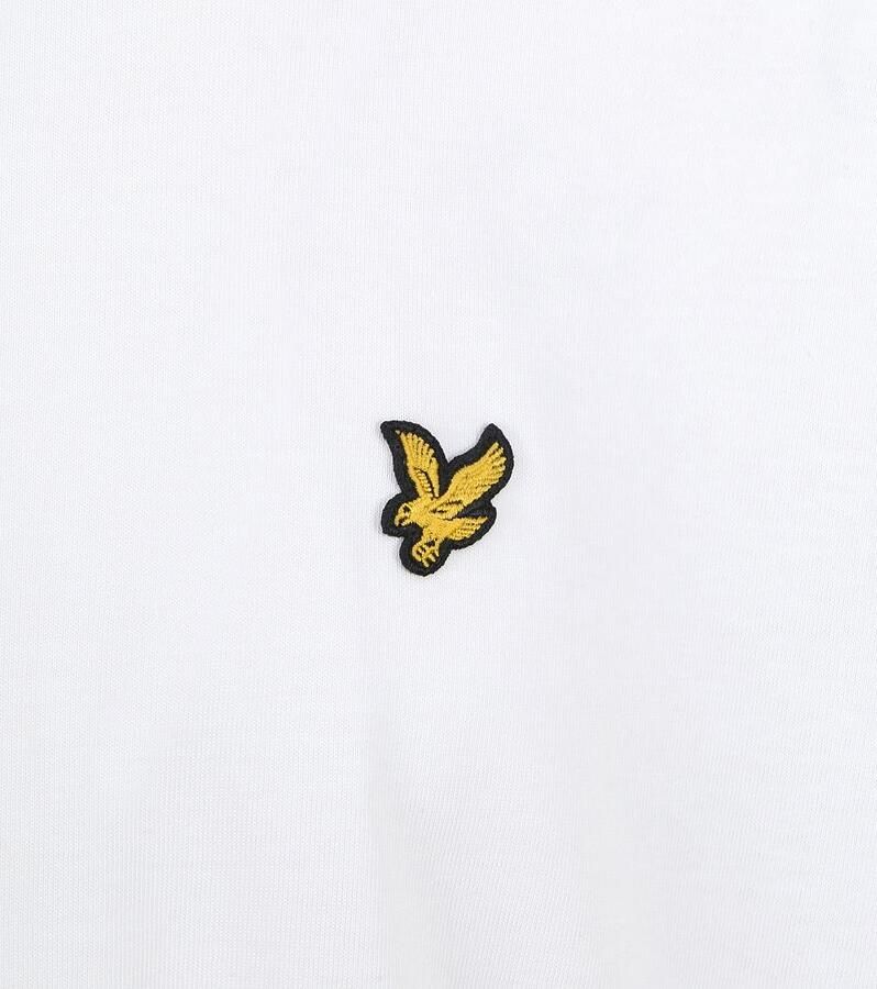 Lyle & Scott T-shirt Lyle & Scott Plussize T-shirt Wit - Foto 3