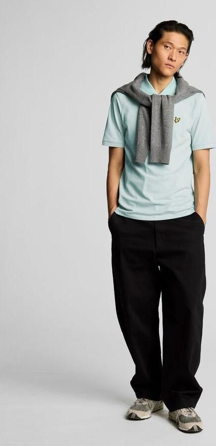 Lyle & Scott Mintgroen poloshirt met korte mouwen Green Heren - Foto 3