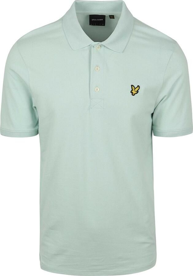 Lyle & Scott Mintgroen poloshirt met korte mouwen Green Heren