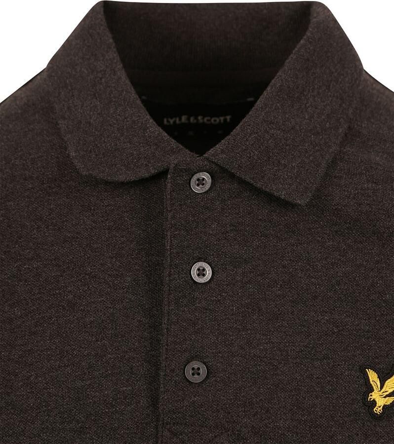 Lyle & Scott Grijze poloshirt met korte mouwen Gray Heren - Foto 1
