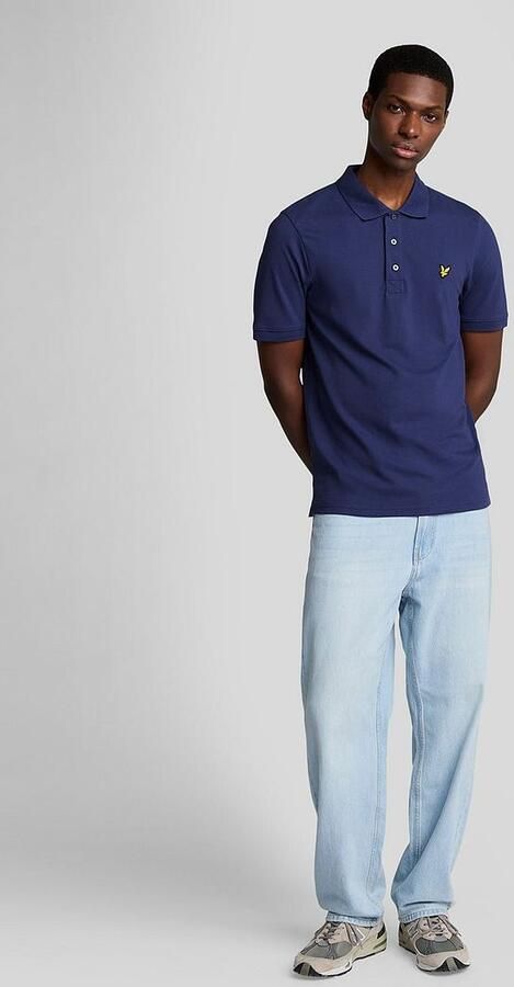 Lyle & Scott T-shirt Lyle & Scott SP400VOG POLO-X568 DEEP INDIGO - Foto 4