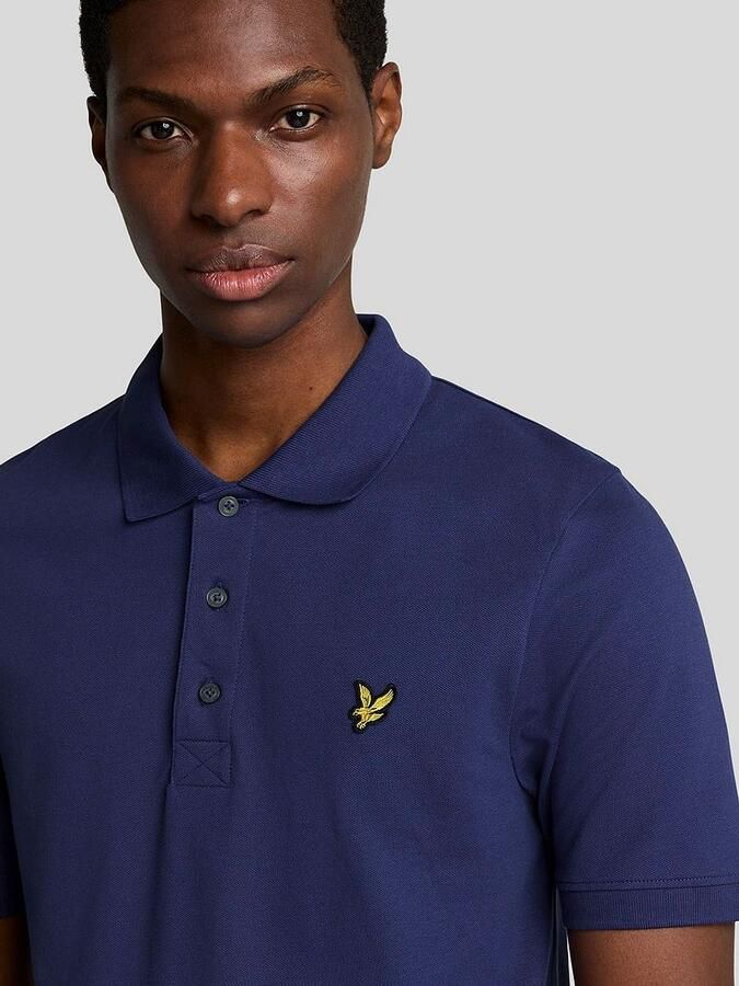 Lyle & Scott T-shirt Lyle & Scott SP400VOG POLO-X568 DEEP INDIGO - Foto 3