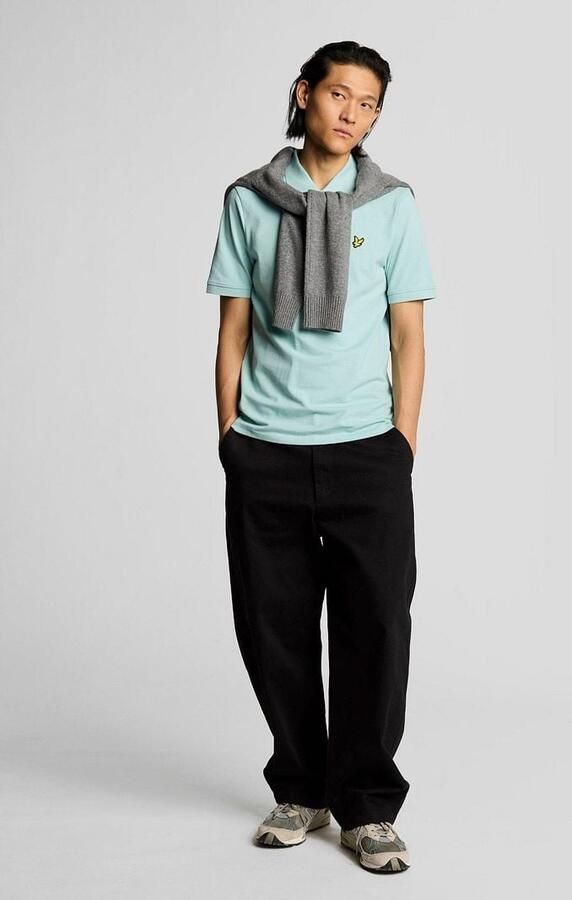 Lyle & Scott T-shirt Lyle & Scott SP400VOG POLO-X580 FUTURE BLUE - Foto 3