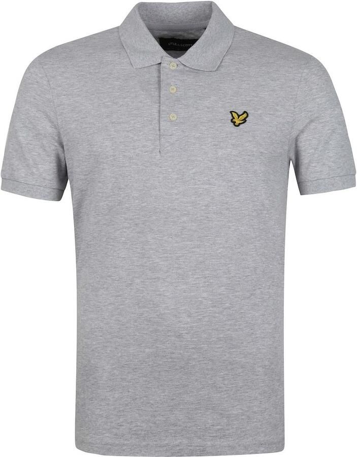 Lyle & Scott Lyle &; Scott Plain polo lichtgrijs Sp400Vog Grijs Heren - Foto 2