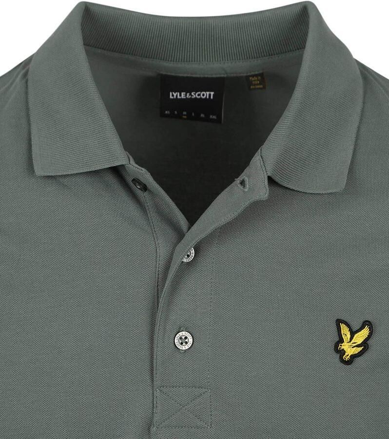 Lyle & Scott T-shirt Lyle & Scott SP400VOG POLO-X583 GREEN MERCURIAL