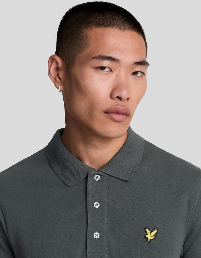 Lyle & Scott T-shirt Lyle & Scott SP400VOG POLO-W635 GUNMETAL - Foto 7