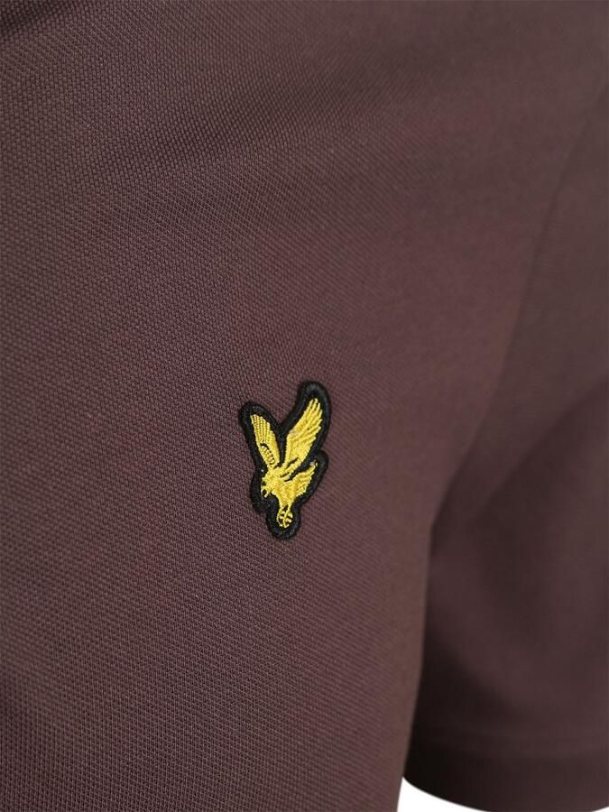 Lyle & Scott Polo Shirt Korte Mouw Lyle & Scott Effen poloshirt - Foto 4