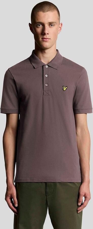 Lyle & Scott Polo Shirt Korte Mouw Lyle & Scott Polo Plain Espresso - Foto 8
