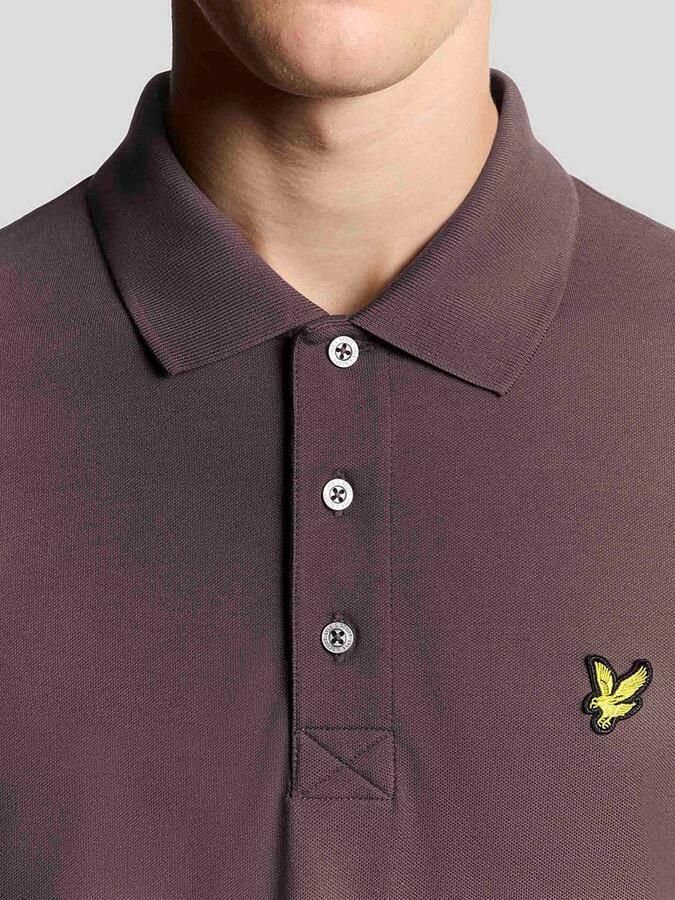 Lyle & Scott Polo Shirt Korte Mouw Lyle & Scott Polo Plain Espresso - Foto 5