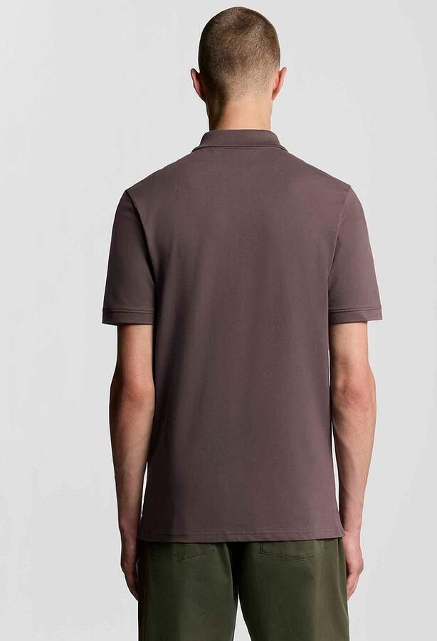 Lyle & Scott Polo Shirt Korte Mouw Lyle & Scott Polo Plain Espresso - Foto 7