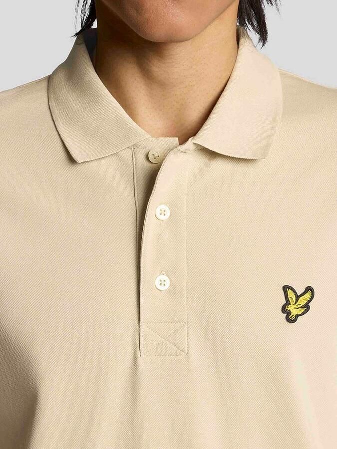 Lyle and Scott Polo Plain Grey Taupe - Foto 2